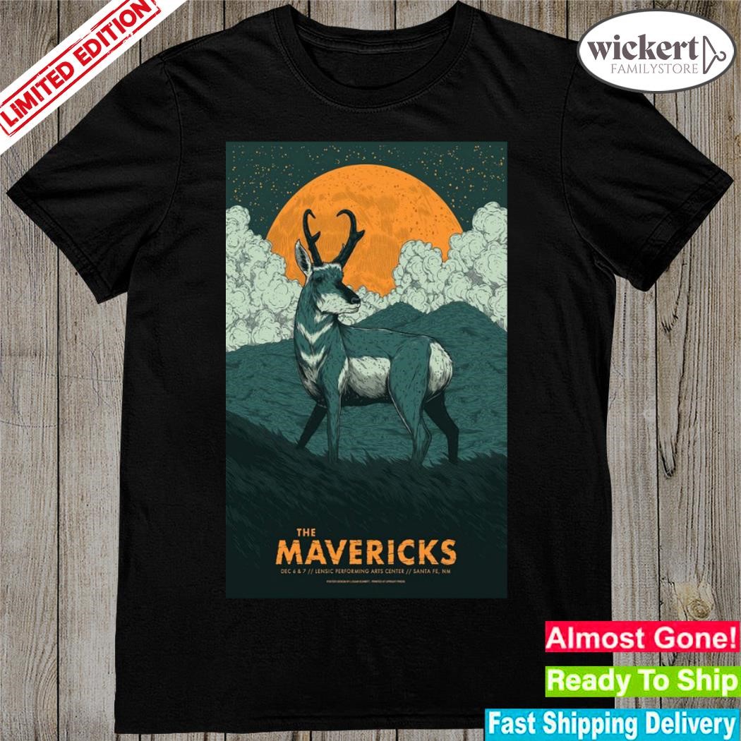 Official the mavericks dec 6 and 7 2023 lensic performing arts center santa fe nm poster shirt