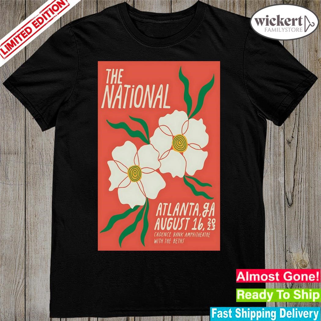 Official the national august 16 2023 at chastain park in atlanta ga poster shirt