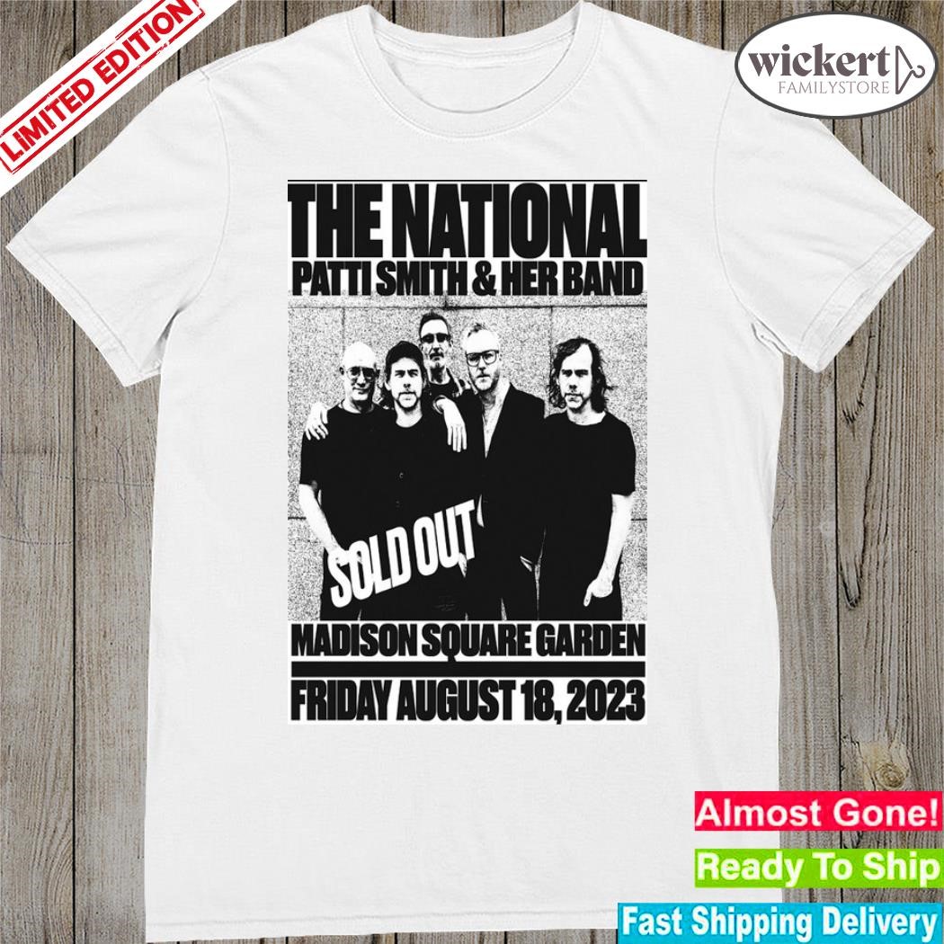 Official the national madison square garden new york ny august 18 2023 show poster shirt
