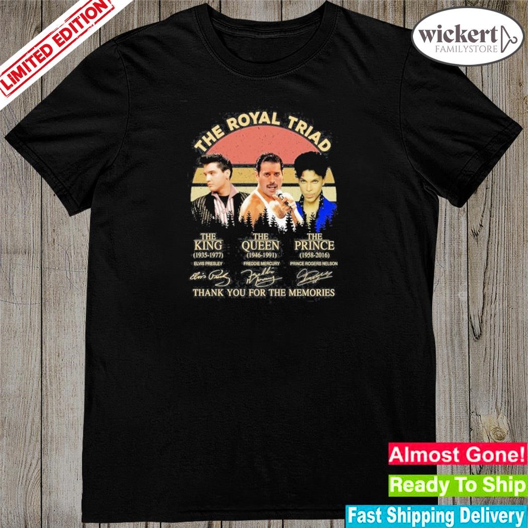 Official the royal triad thank you for the memories shirt