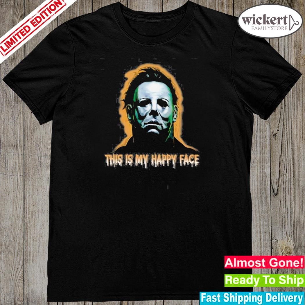 Official this my happy face halloween horror nights shirt