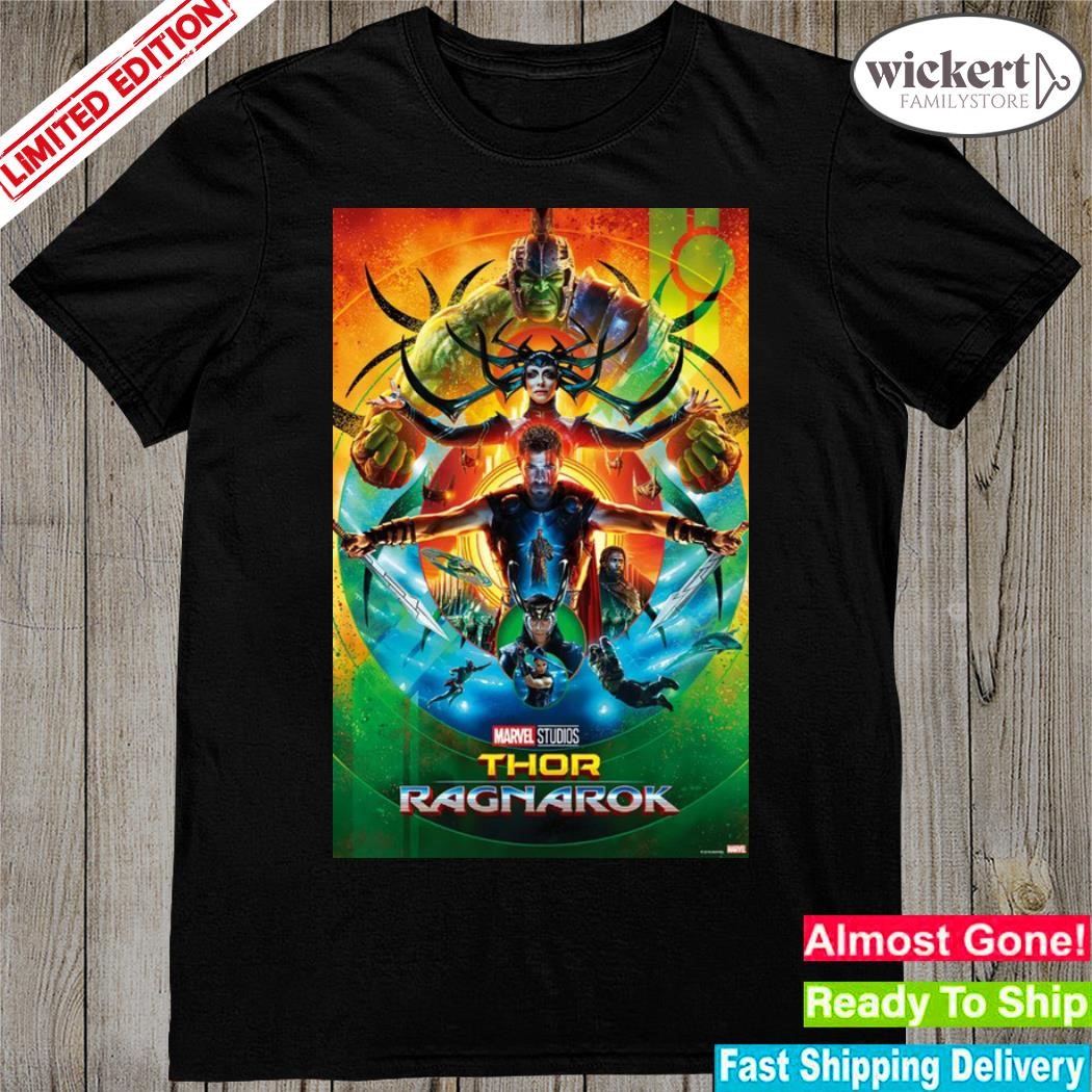 Official thor ragnarok movie poster shirt