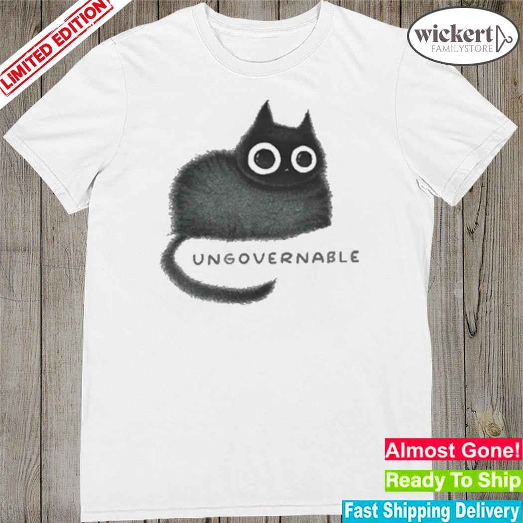 Official ungovernable cat crewneck shirt