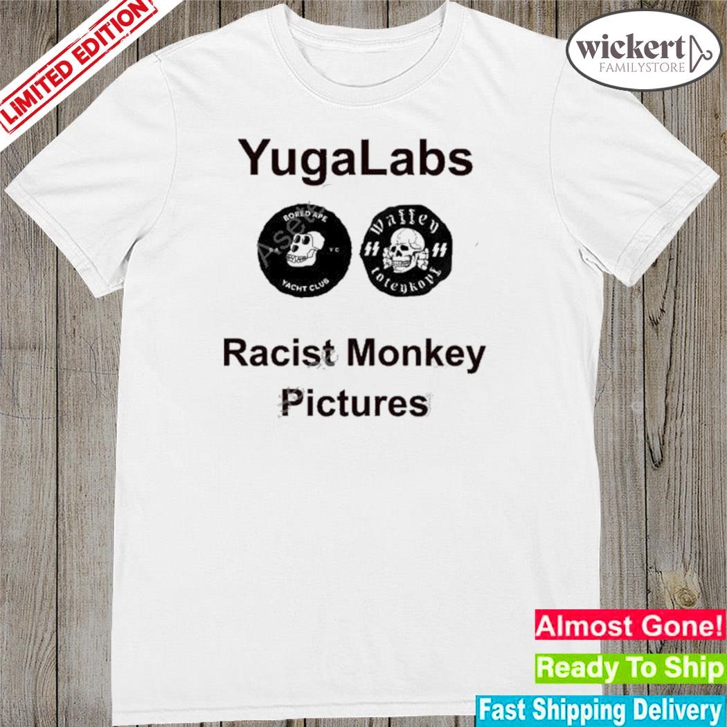 Official yugalabs racist monkey pictures shirt