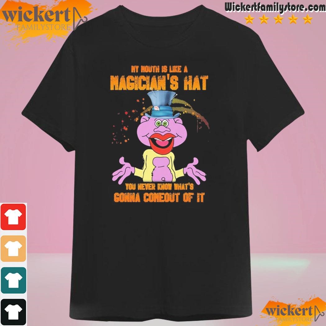Peanut Jeff Dunham my mouth is like a magician's hat you never know that's gonna conneaut of it shirt