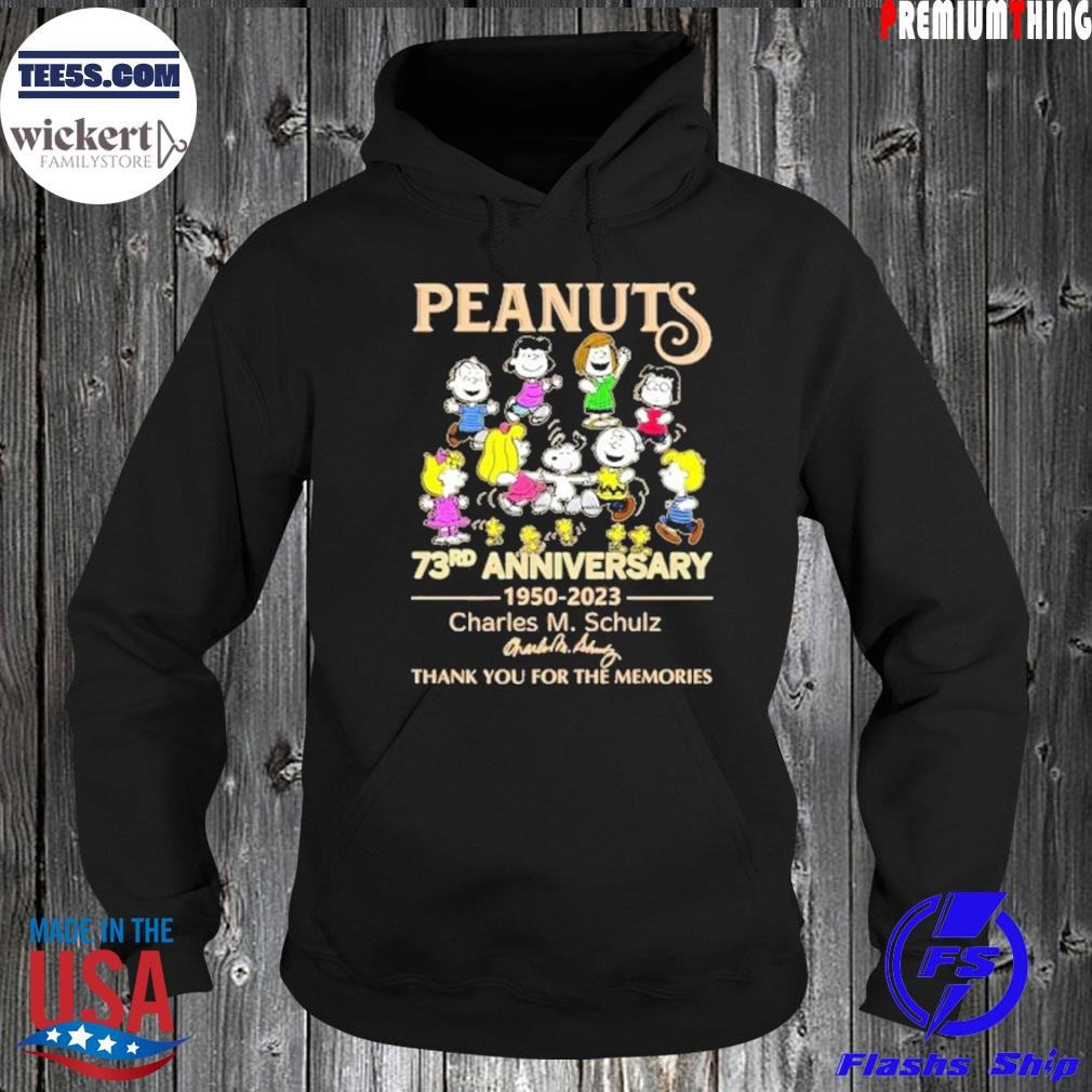 Peanuts 73rd anniversary 1950 2023 thank you for the memories shirt Hoodie.jpg