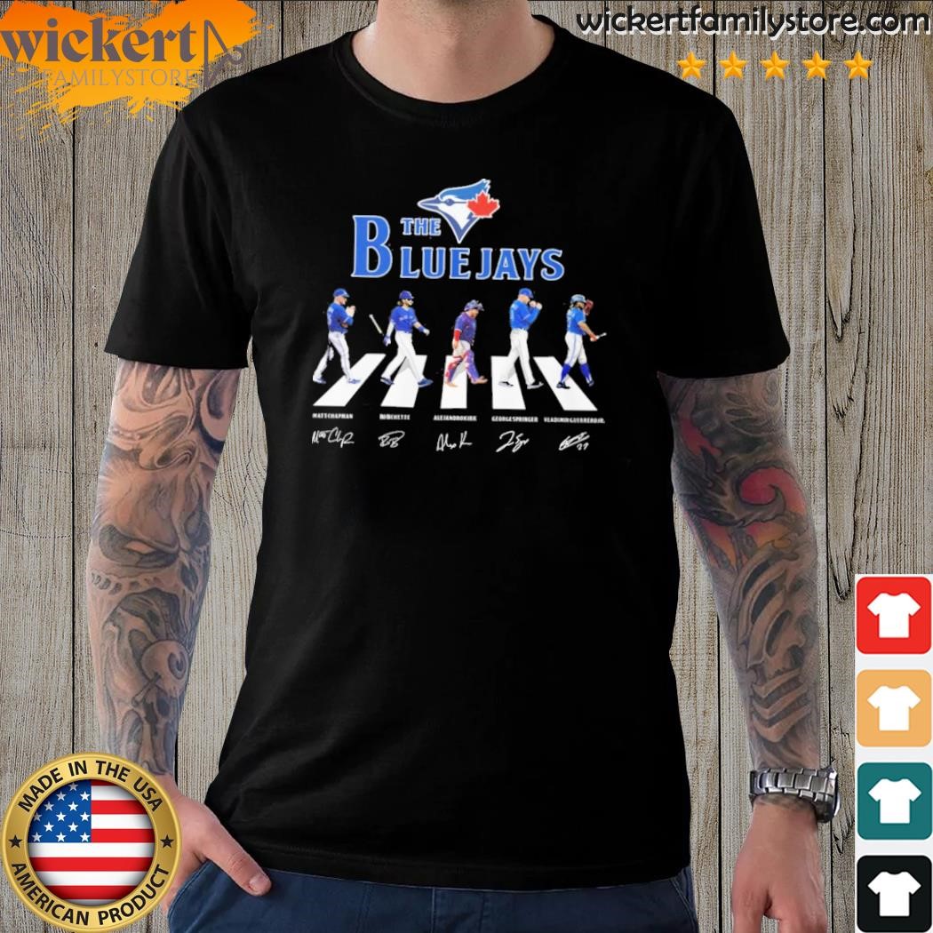 The blue jays abbey load signatures shirt