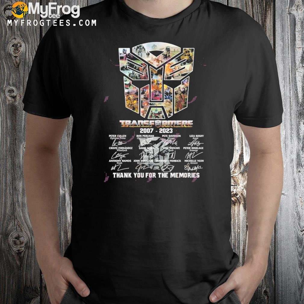 Transformers 2007 – 2023 Thank You For The Memories T-Shirt