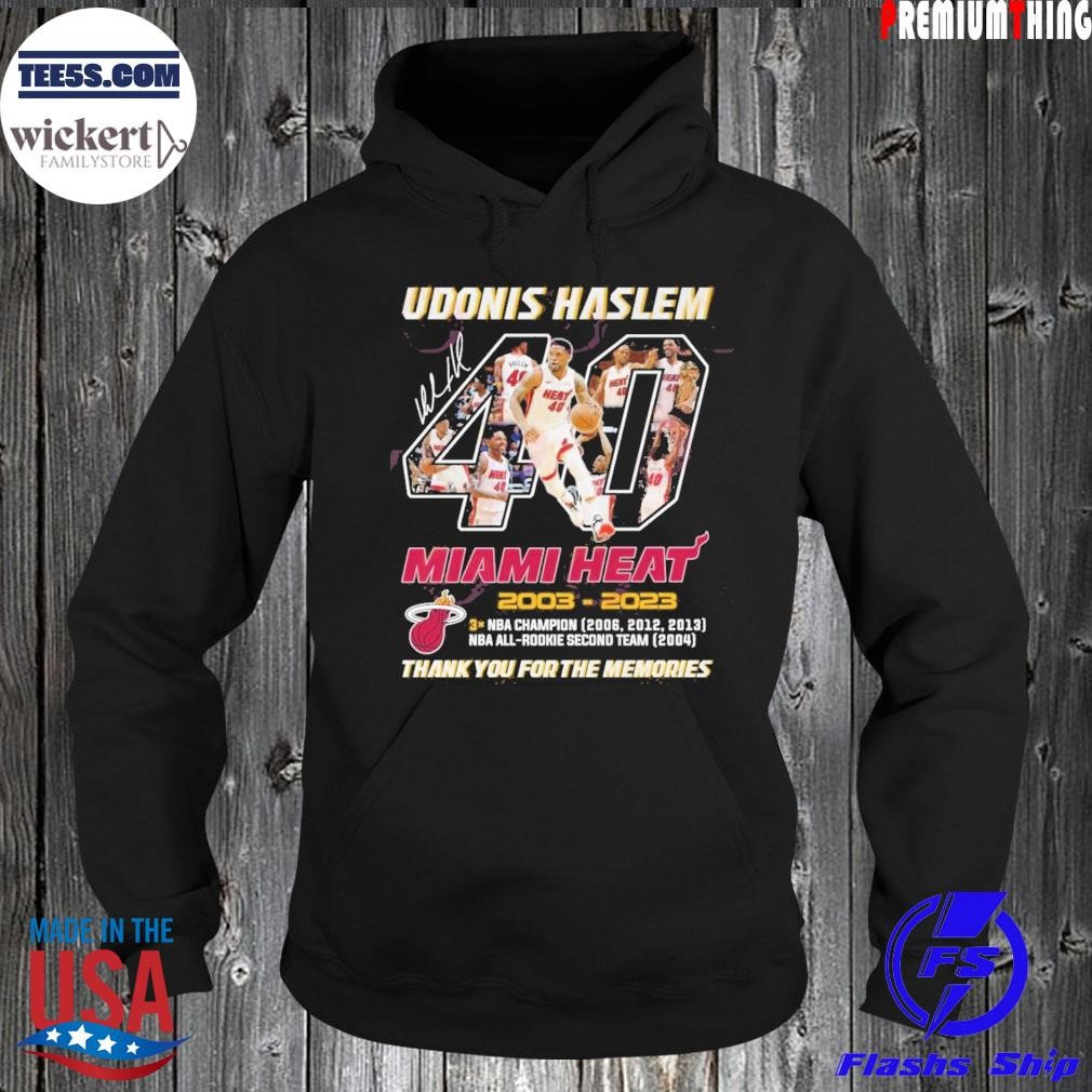 Udonis haslem miamI heat 2003 2023 thank you for the memories shirt Hoodie.jpg