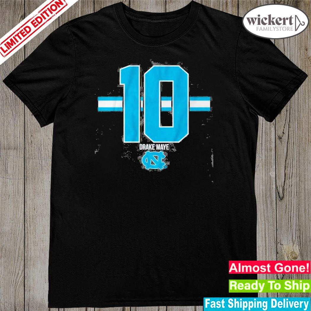 Unc Football Drake Maye 10 Shirt
