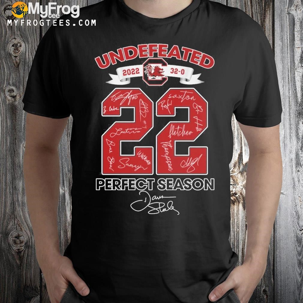 Undefeated 2023 south carolina Football team 320 22 perfect season shirt
