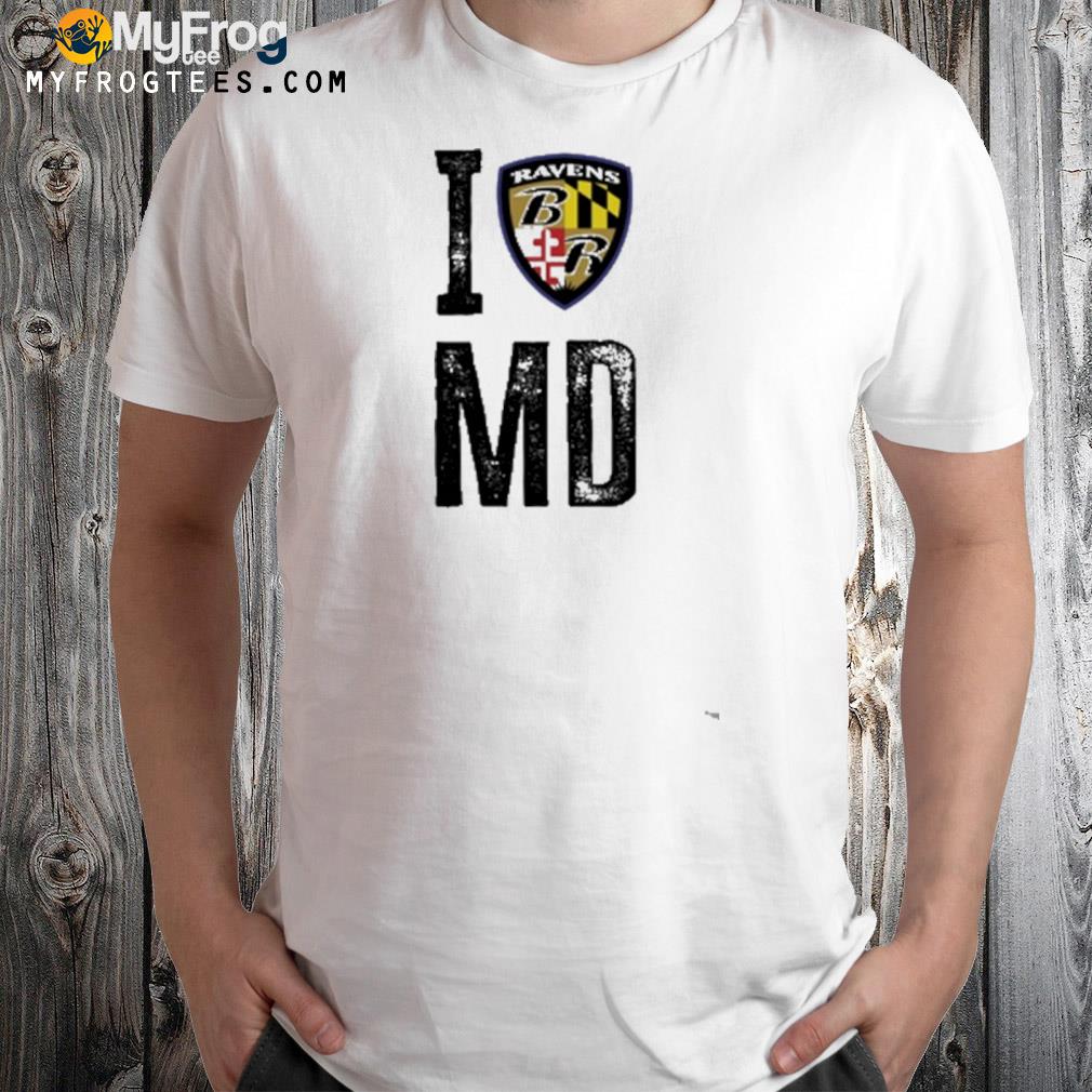 Baltimore ravens new era I heart md 2022 t-shirt