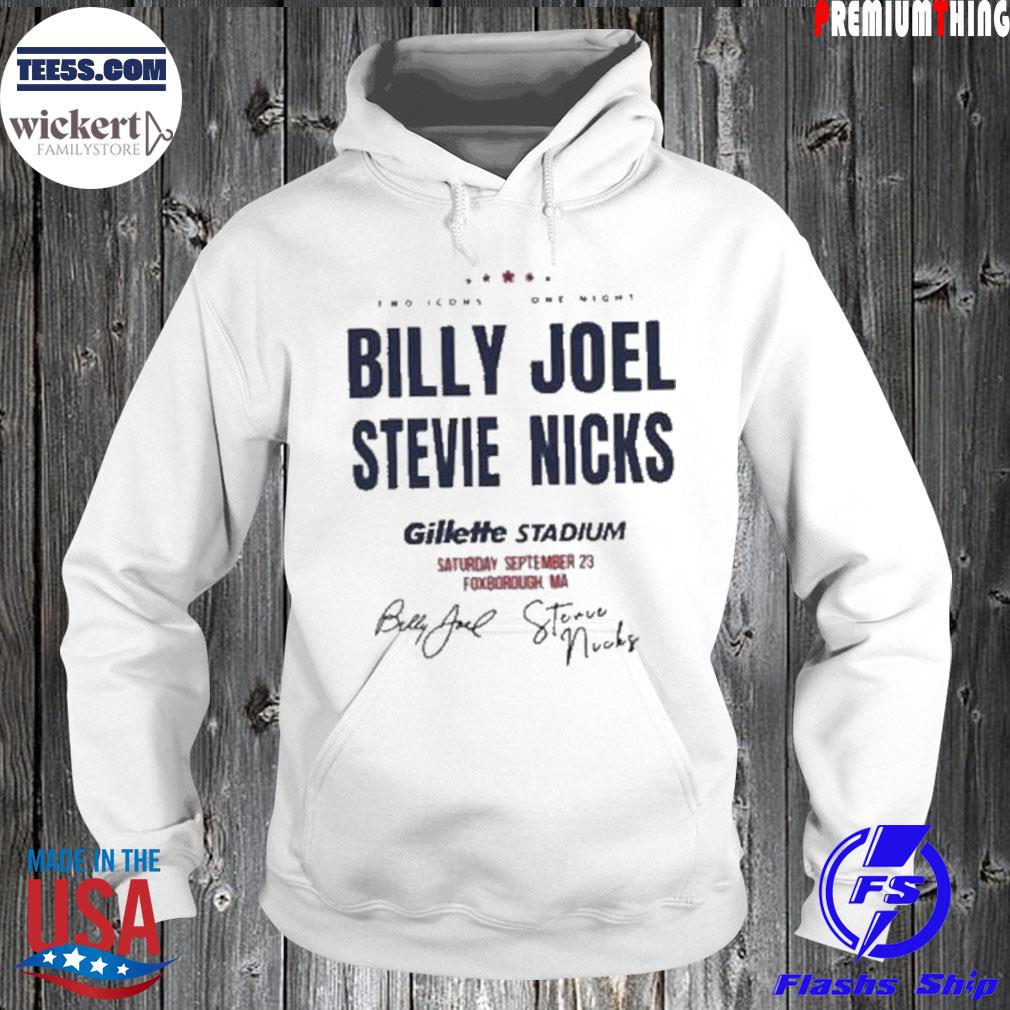 Billy Joel Stevie Nicks 2023 tour gillette stadium signature s Hoodie