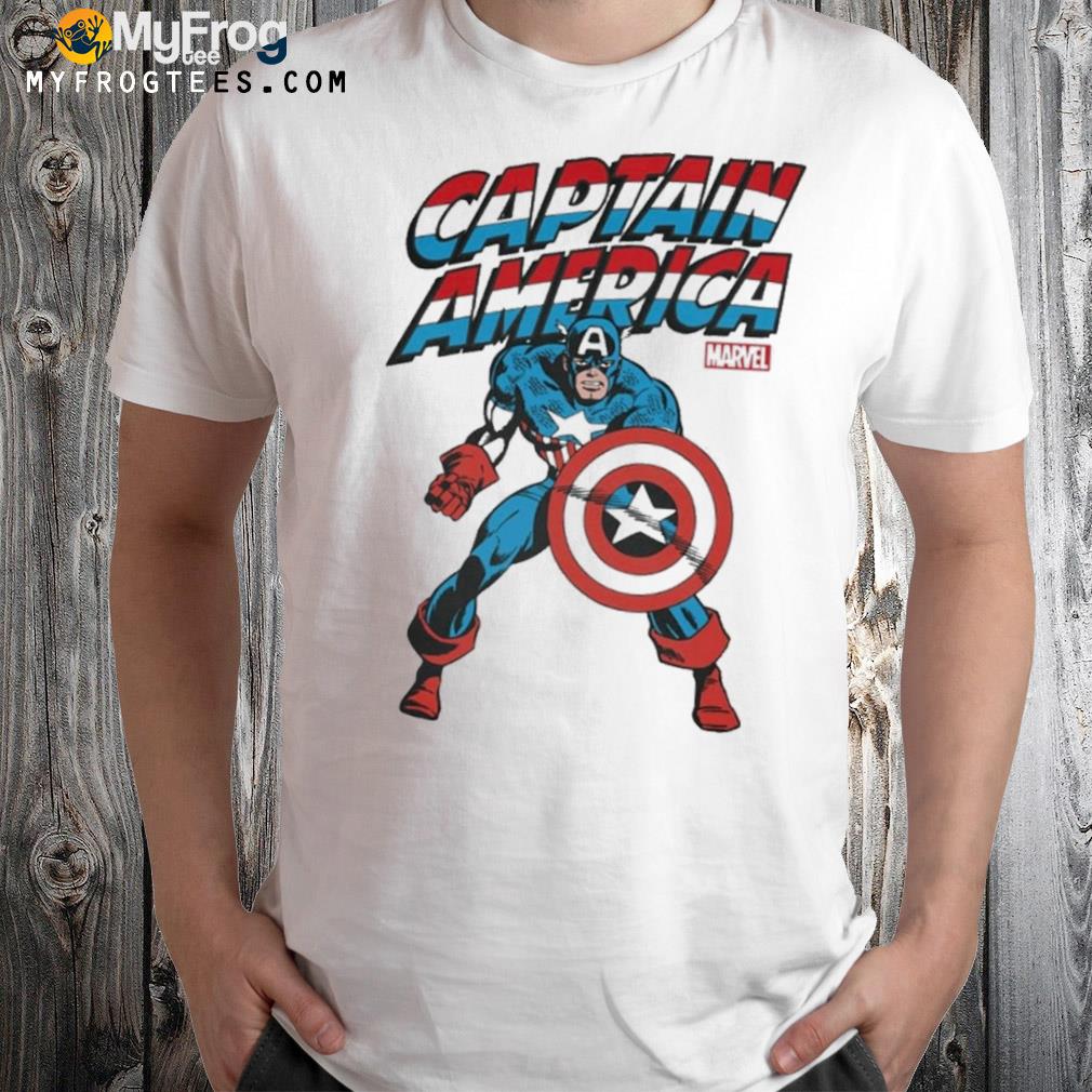 Blue Red Captain America T-Shirt
