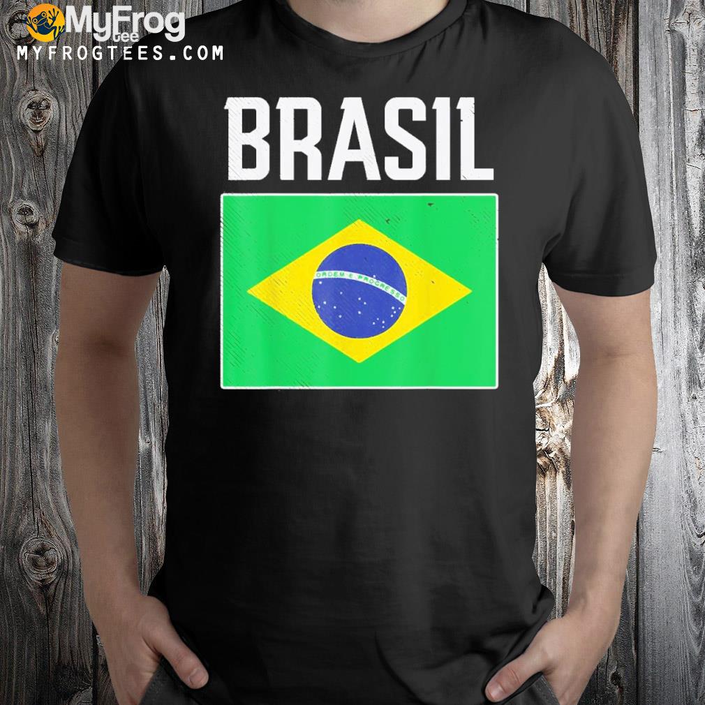 Brasil Flag Brazilian Soccer T-Shirt