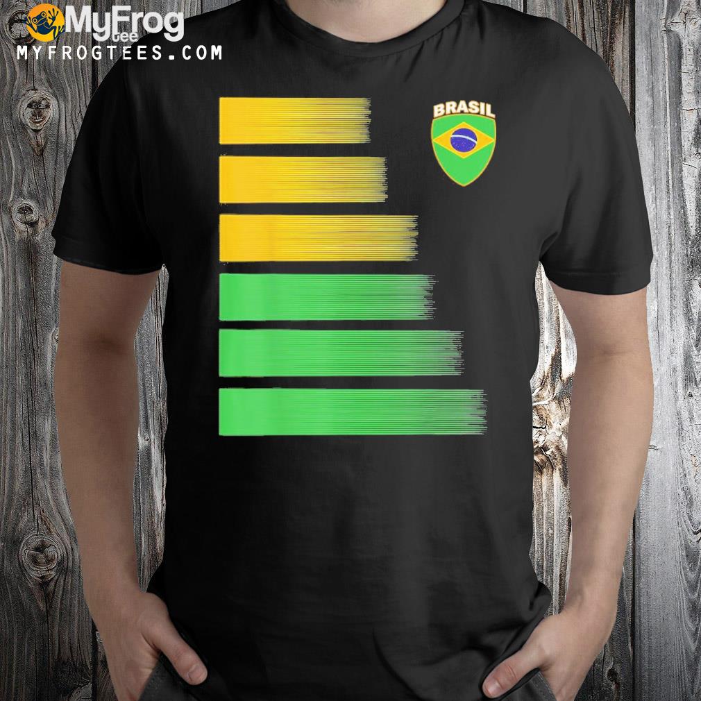 Brazilian Soccer Jersey Brazil Football Brazil Flag T-Shirt