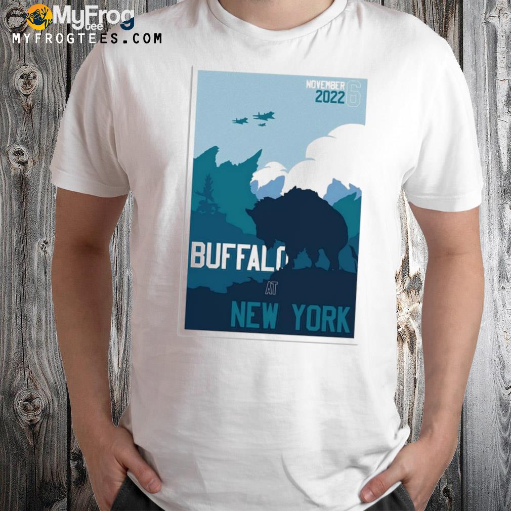 Buffalo Bills vs. new york jets nov 6 2022 game days poster shirt