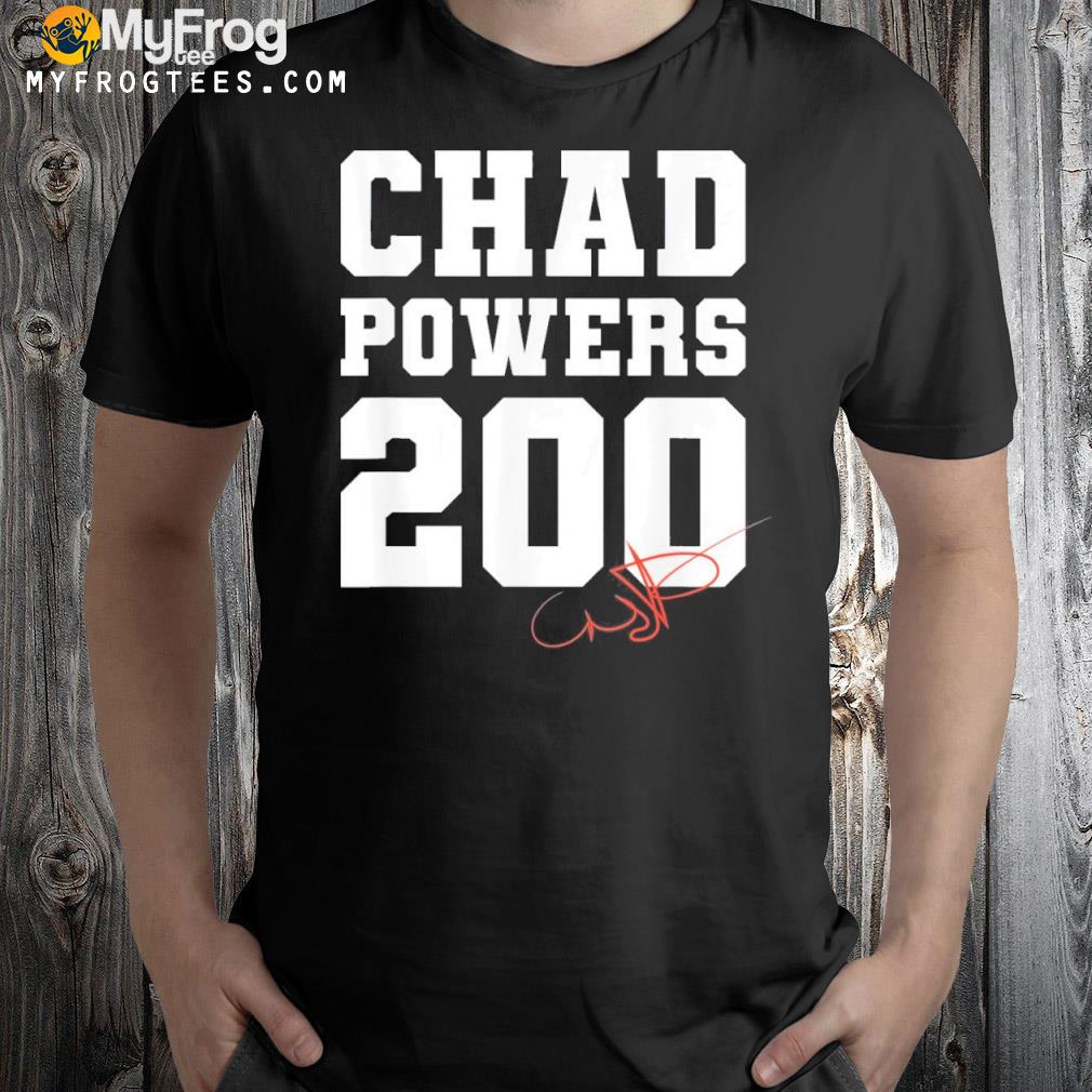 Chad powers American Football undercover Football try out shirt