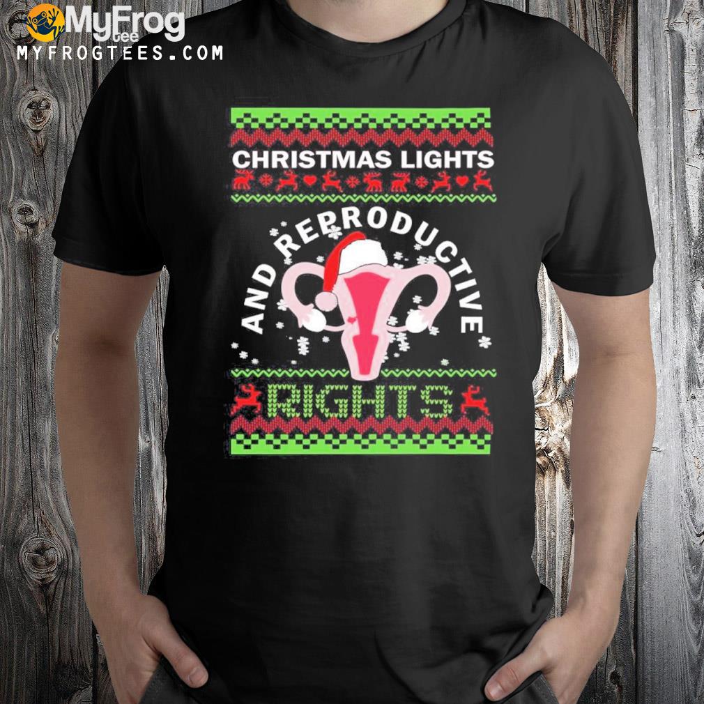 Christmas light and reproductive Christmas sweater