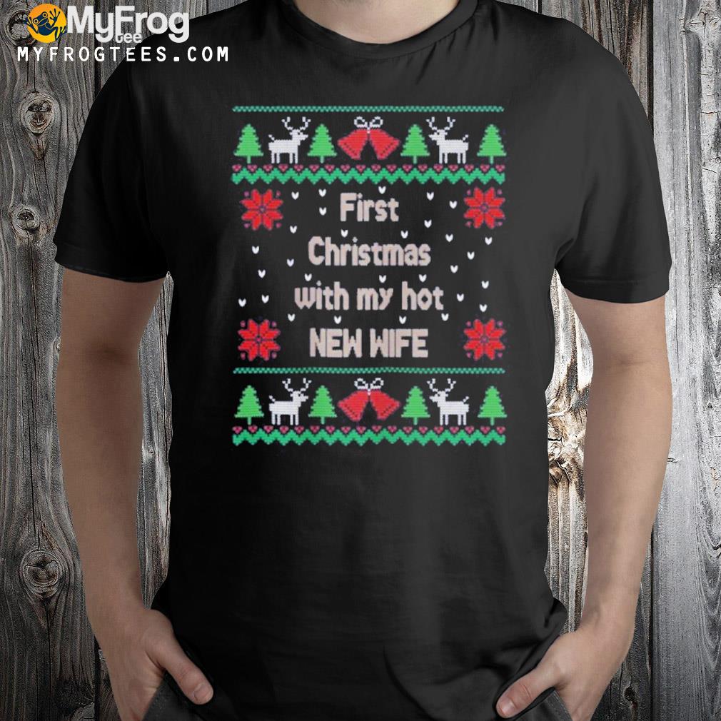 Christmas With Hot Wife Ugly Design Graphic Sweatshirt