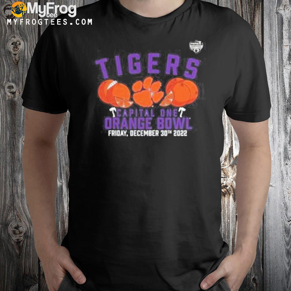 Clemson tigers 2022 orange bowl gameday stadium shirt