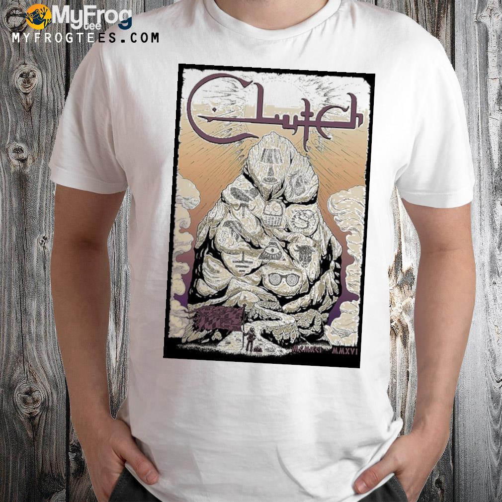 Clutch 25th anniversary poster shirt
