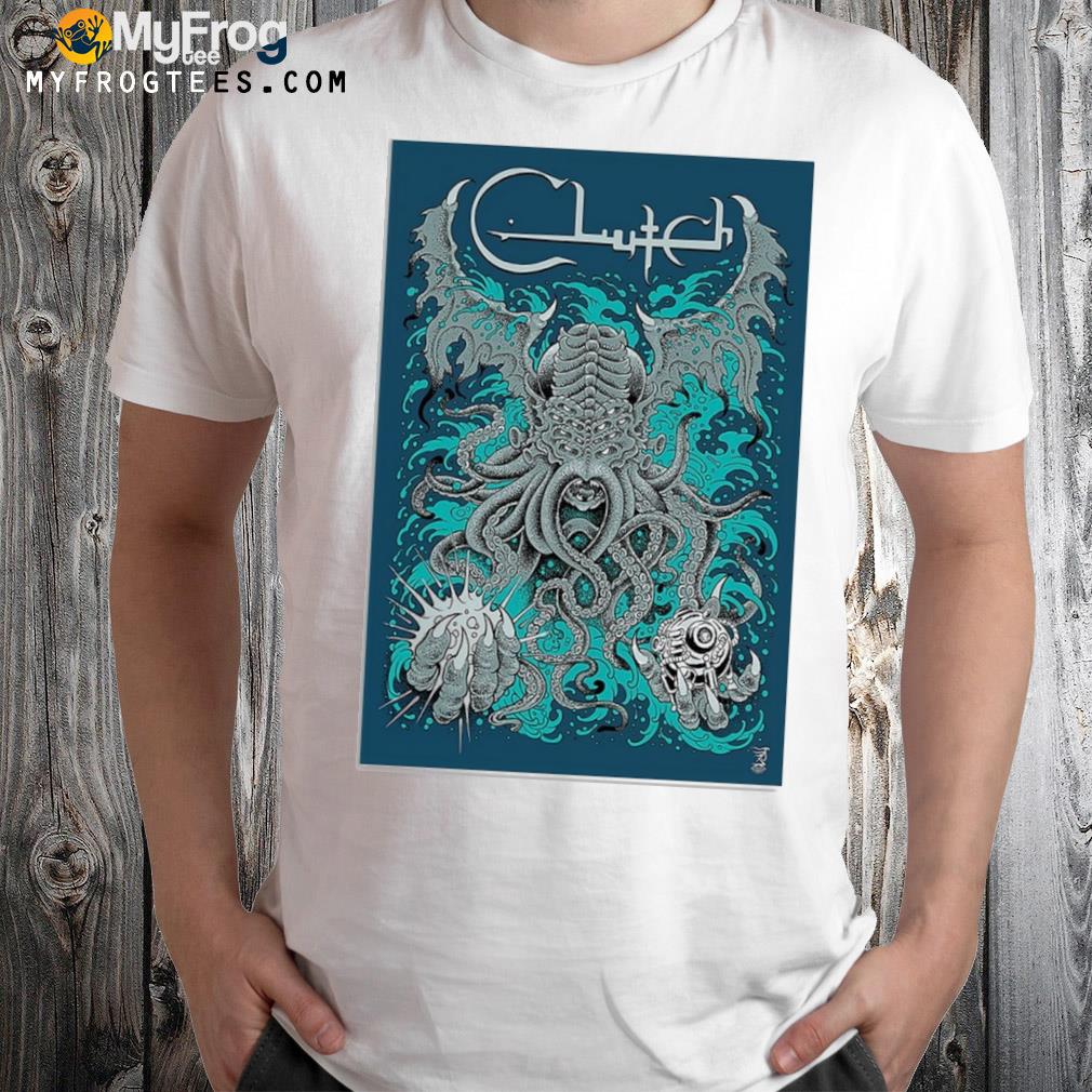 Clutch kraken tour 2022 editison poster shirt