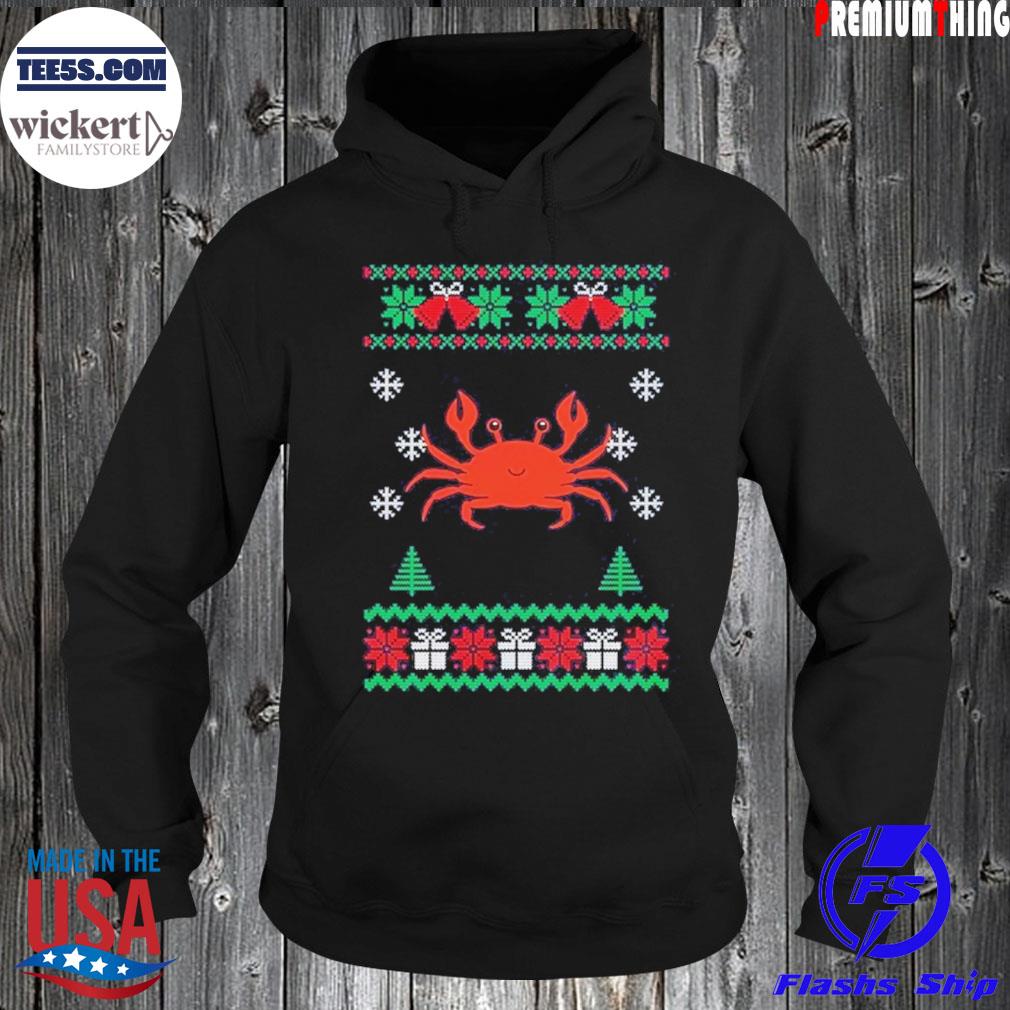 Crab crustaceancore Ugly Christmas sweats Hoodie