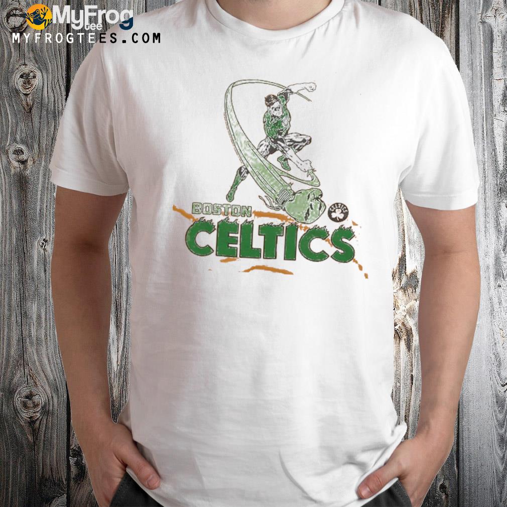 DC comics the green lantern Boston celtics shirt