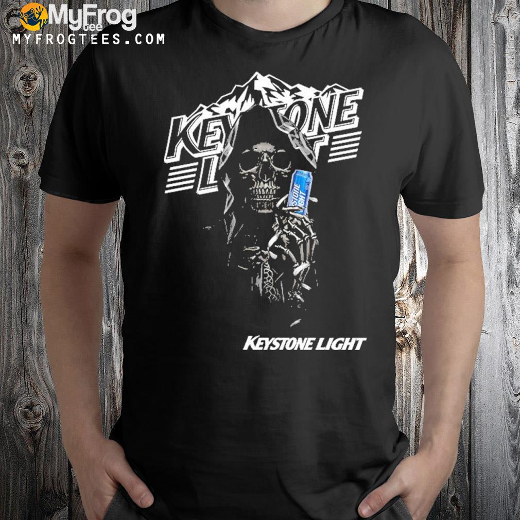 Death skull hug keystone light shirt
