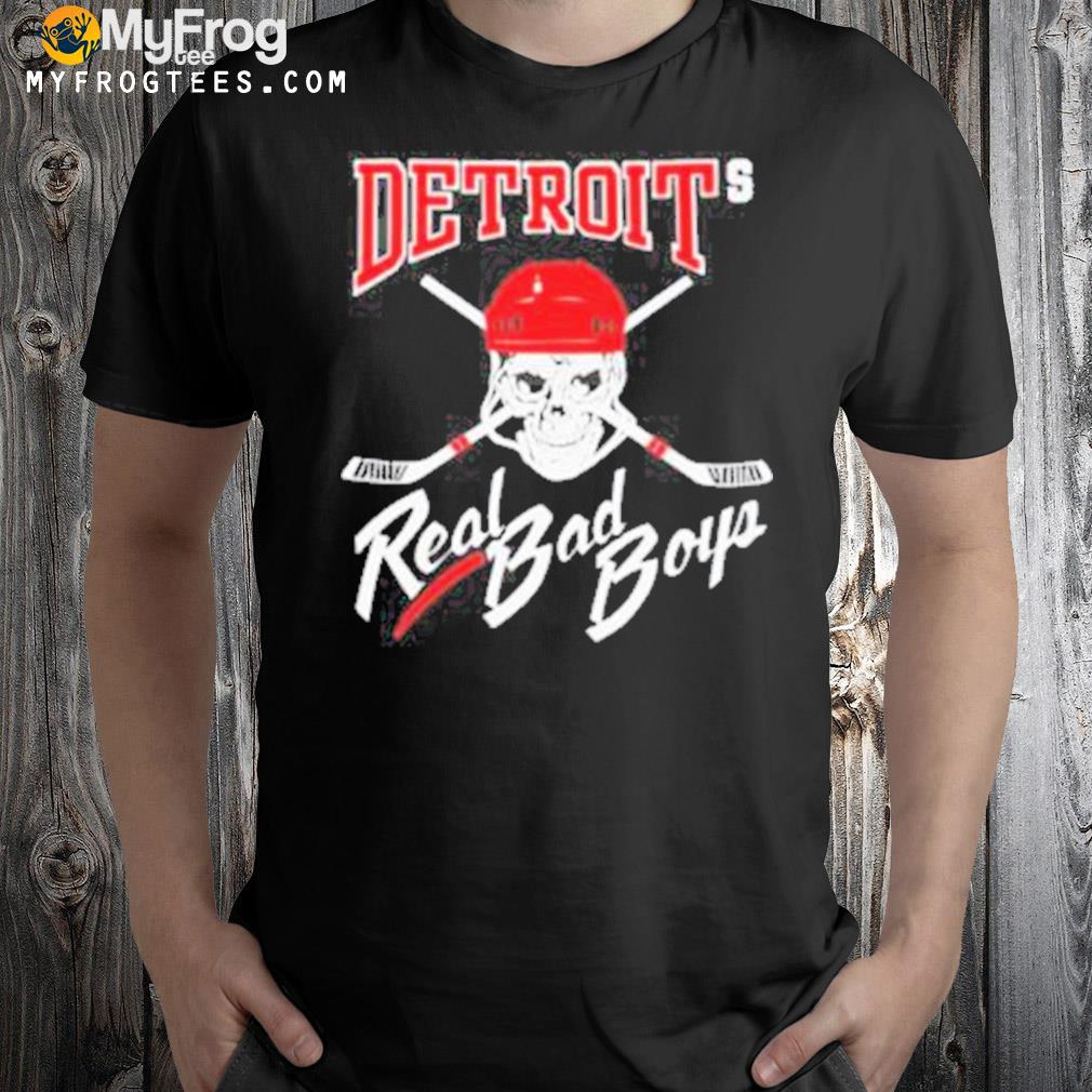 Detroit's real bad boys skull t-shirt