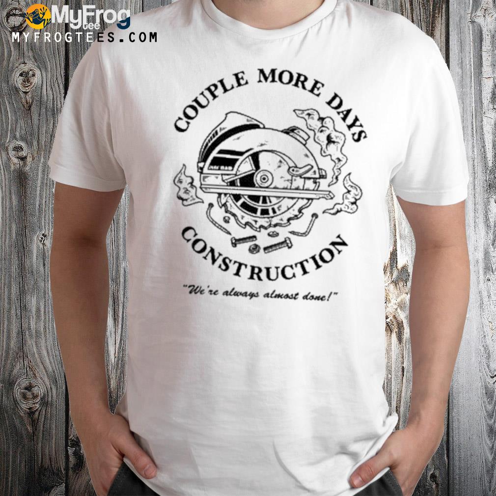 Dudedad merch cmd construction shirt