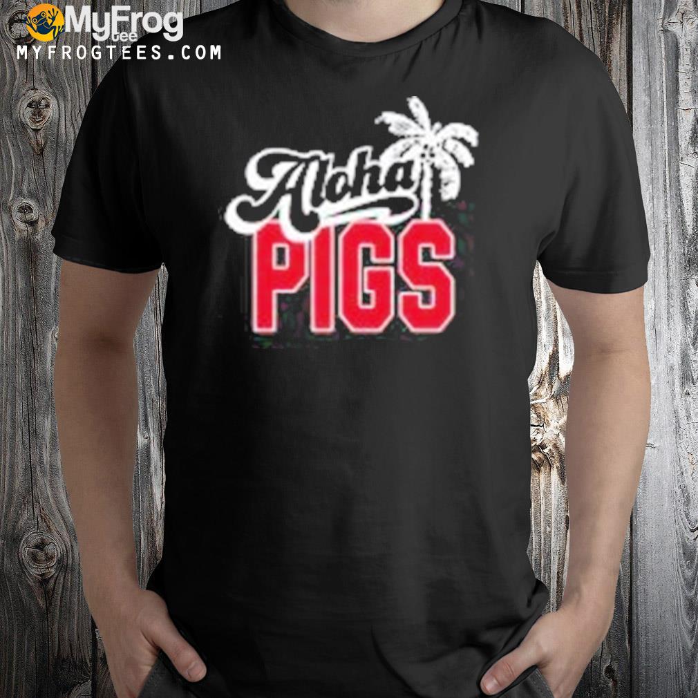 Eric musselman wearing aloha pigs mauI 2022 shirt