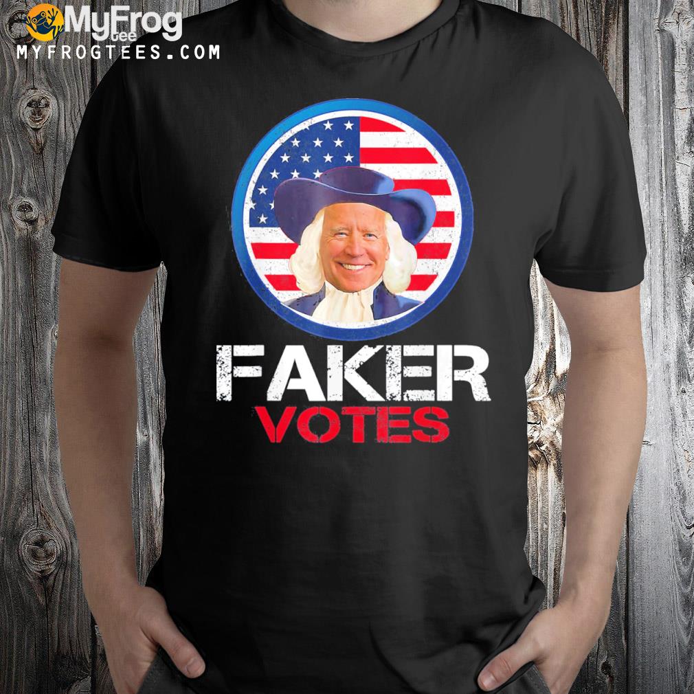 Faker Votes Funny Joe Biden 2023 T-Shirt