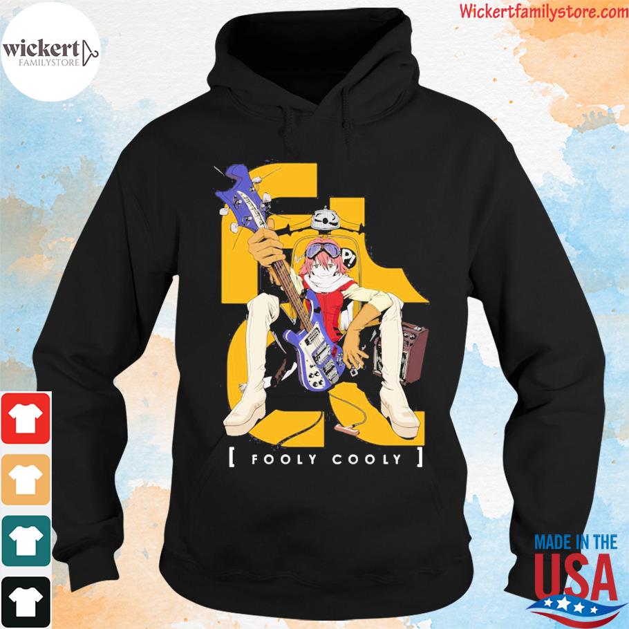 Fooly haruko and the guitar flcl fooly cooly s hoodie