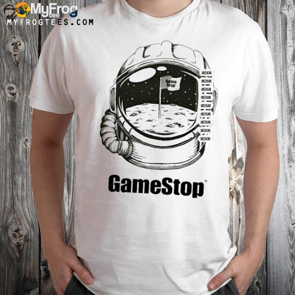 Gamestop astronaut logo shirt