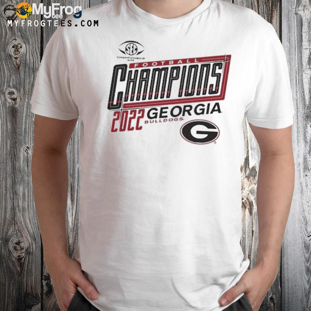 Georgia Bulldogs Blue 84 2022 SEC Football Conference Champions Shirt