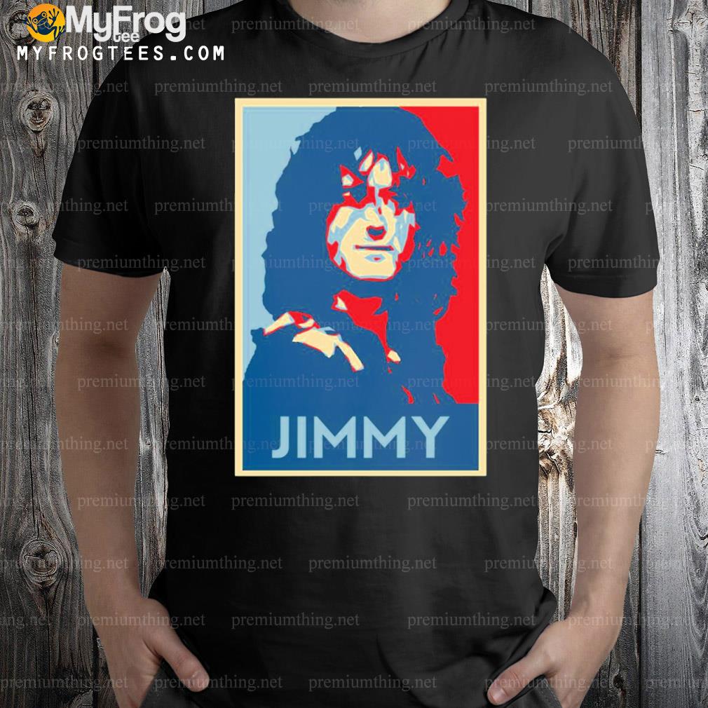 Gifts Idea Jimmy Page In Hope Poster Style Tee Shirt