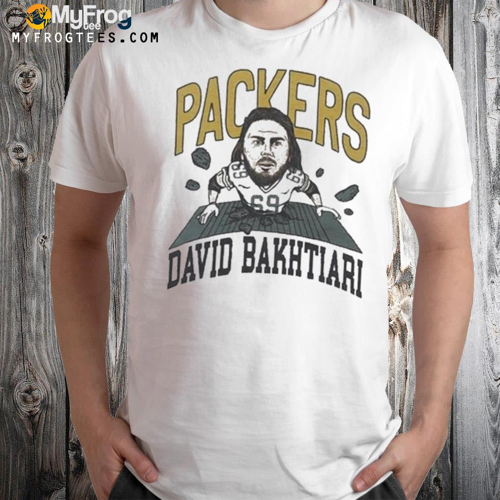 Green Bay Packers David Bakhtiari Homage Caricature Player Shirt