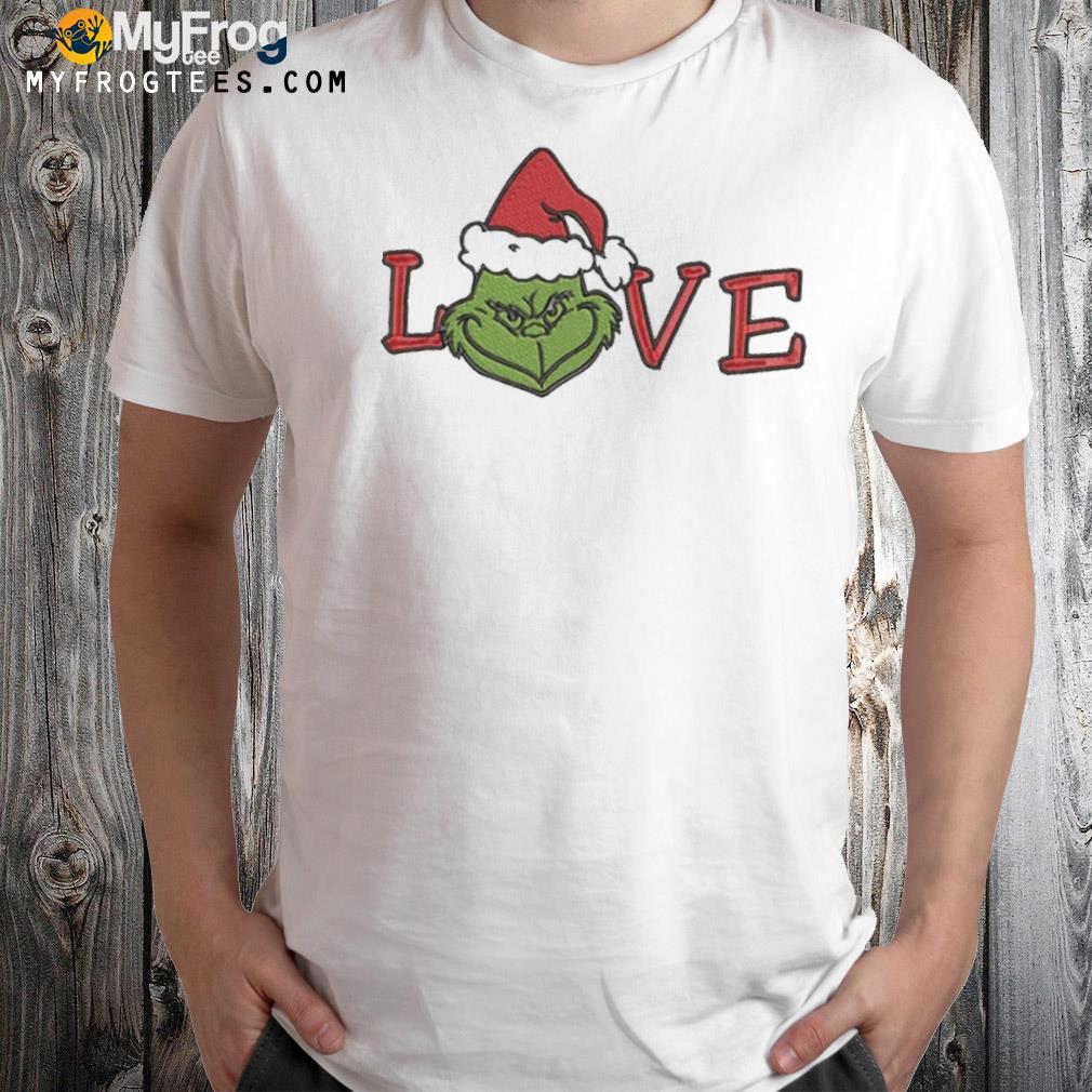 Grinch embroidered the grinch Christmas grinch love Sweatshirt