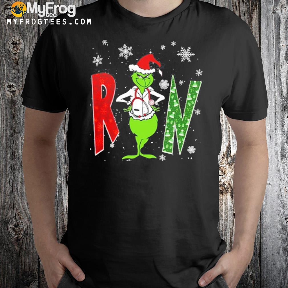 Grinch nurse rn gift Ugly Christmas sweatshirt