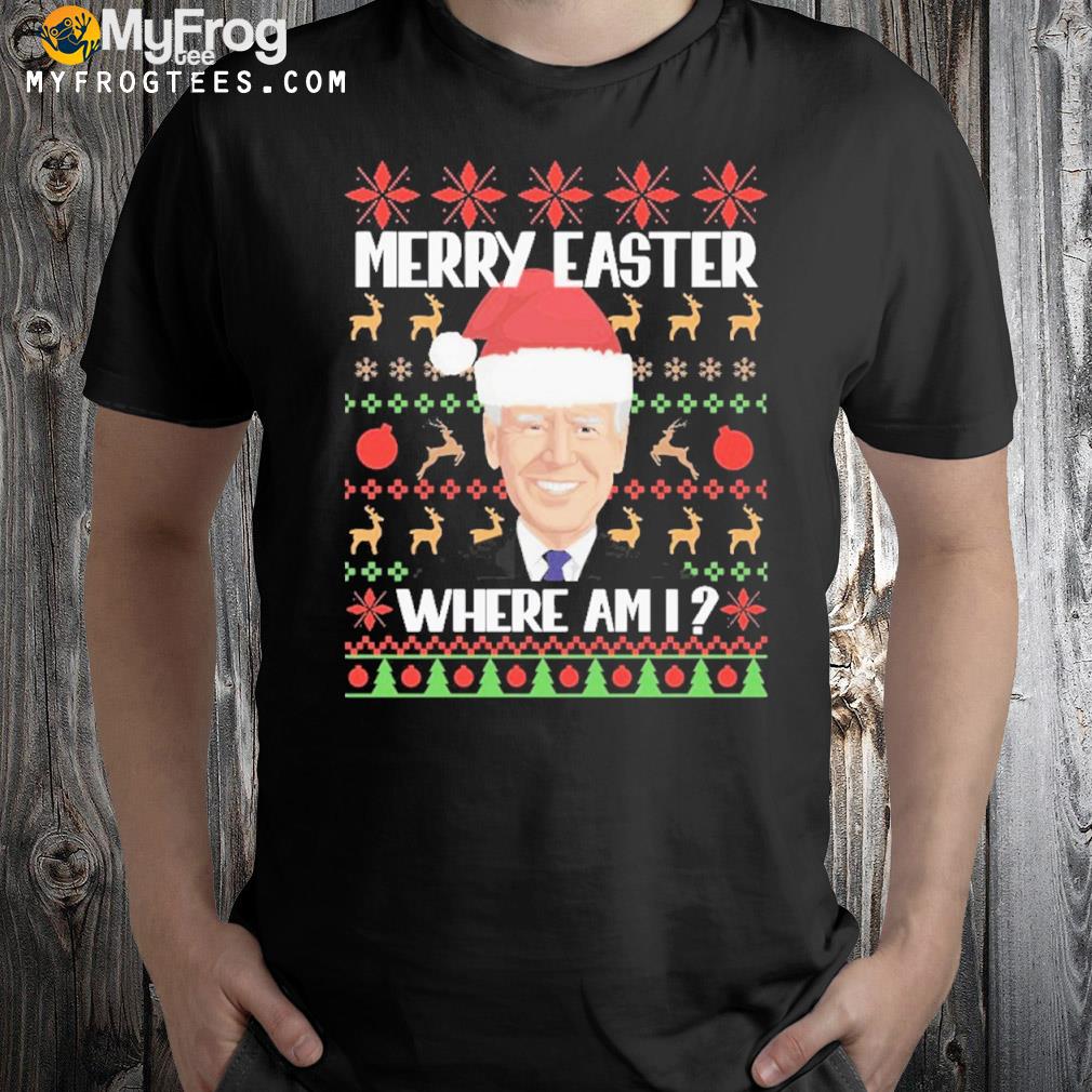 Happy easter Joe Biden Ugly Christmas sweatshirt