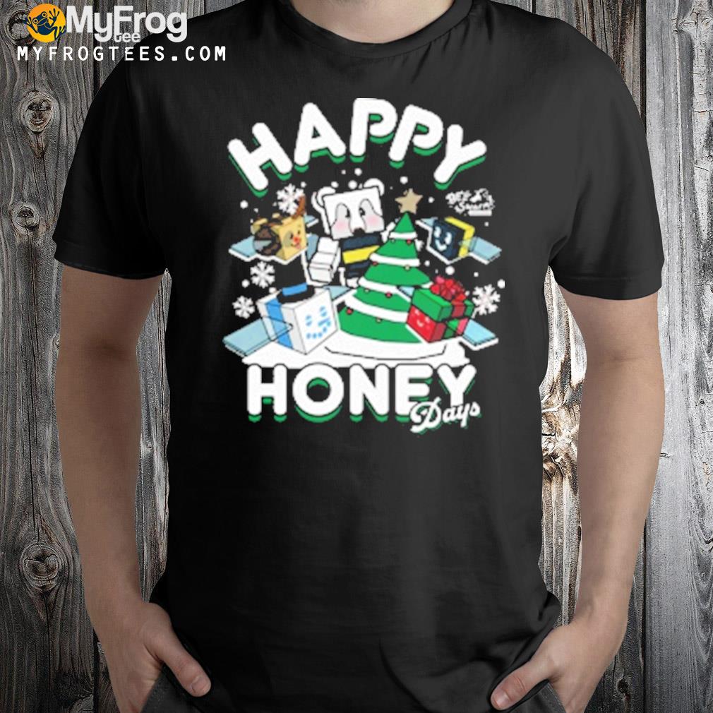 Happy honey-days bee swarm simulator christmas t-shirt