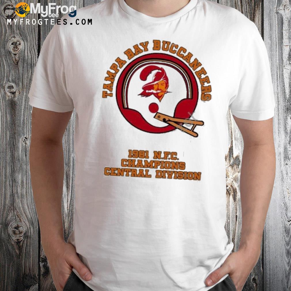 Helmet addict tampa bay buccaneers 1981 NFC champions central Division shirt