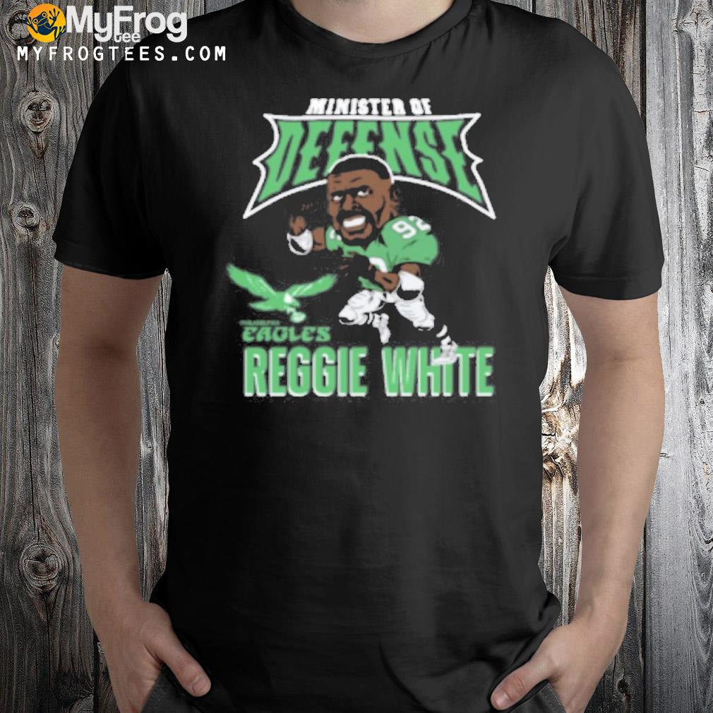 Homage Reggie White Philadelphia Eagles Caricature Retired Player Tri-Blend Shirt