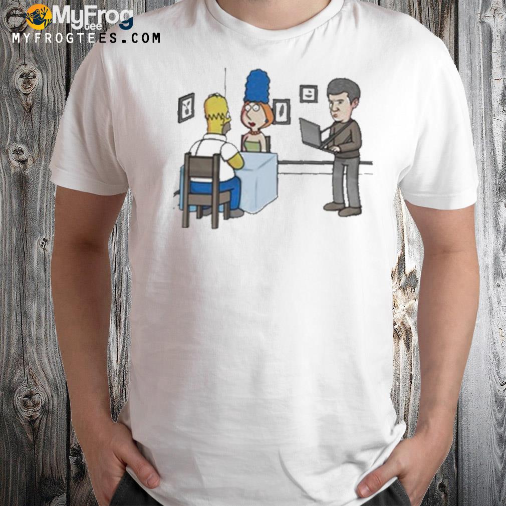Homer Simpson And Lois Griffin T-Shirt