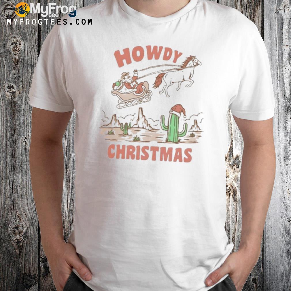 Howdy Christmas western shirt