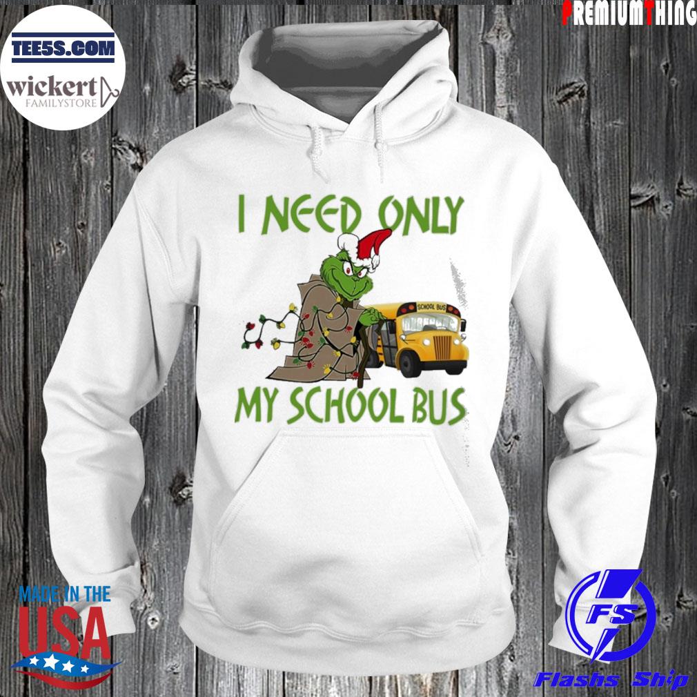 I need only school bus Christmas style s Hoodie