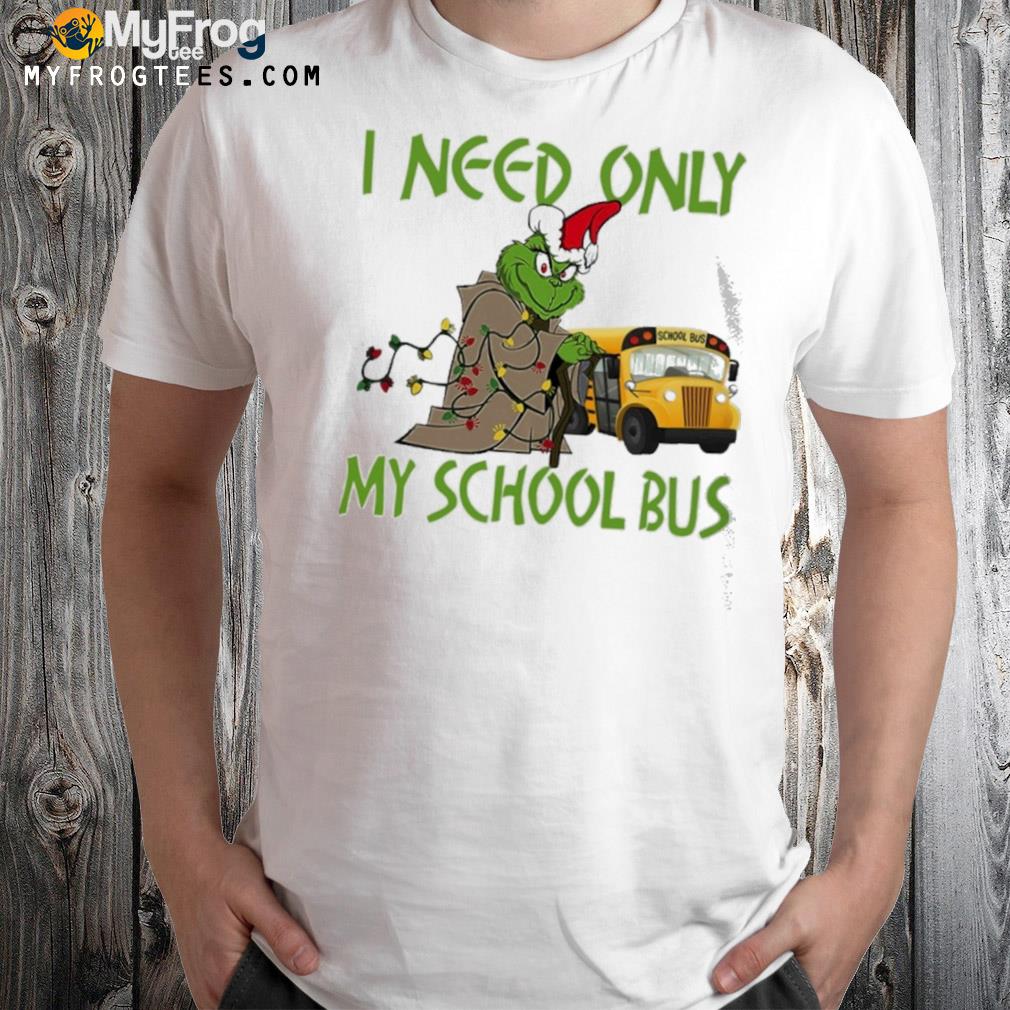 I need only school bus Christmas style shirt