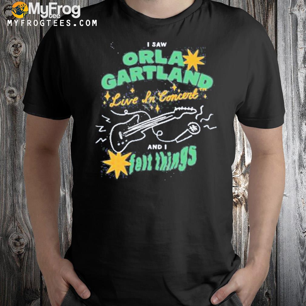 I saw orla gartland live in concert and I felt things Guitar t-shirt